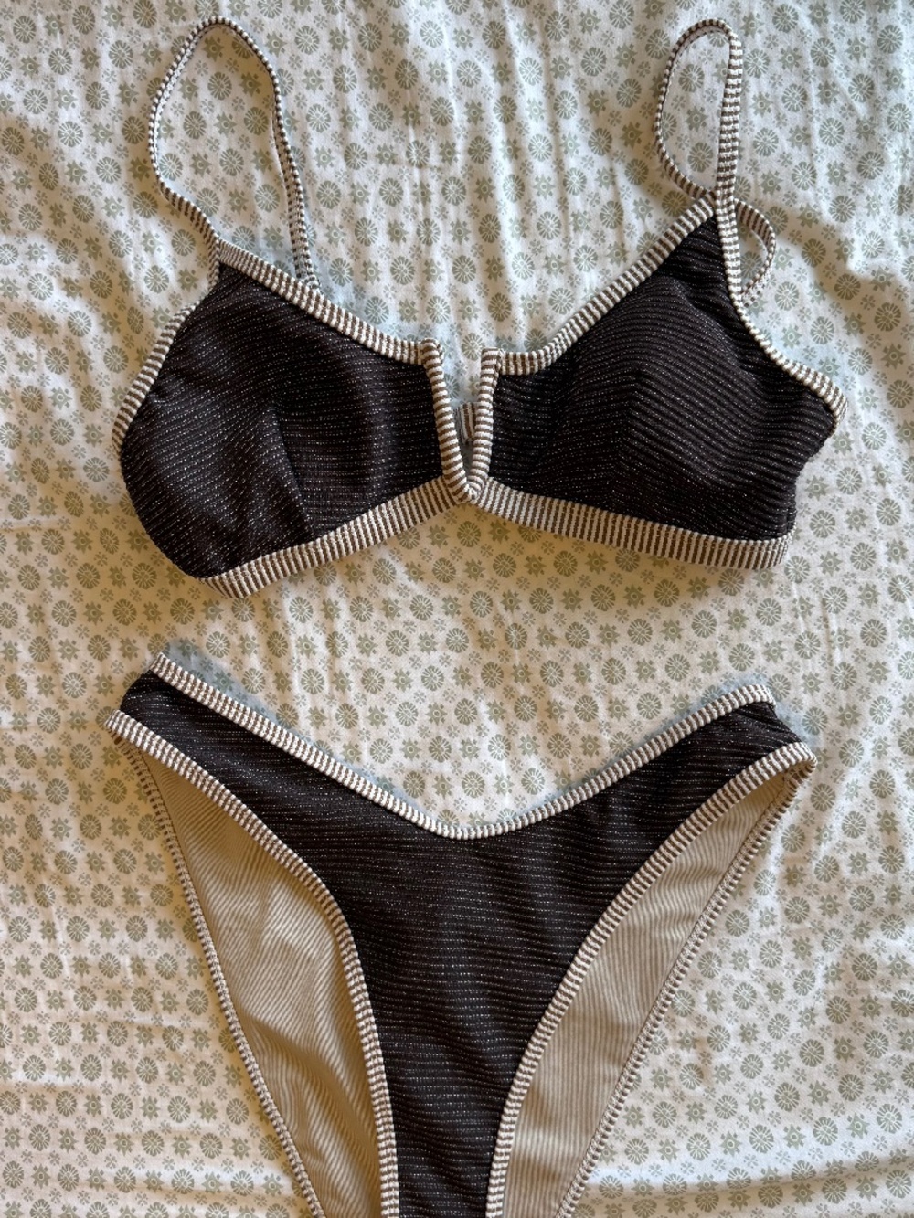 Brown Shimmer Bikini